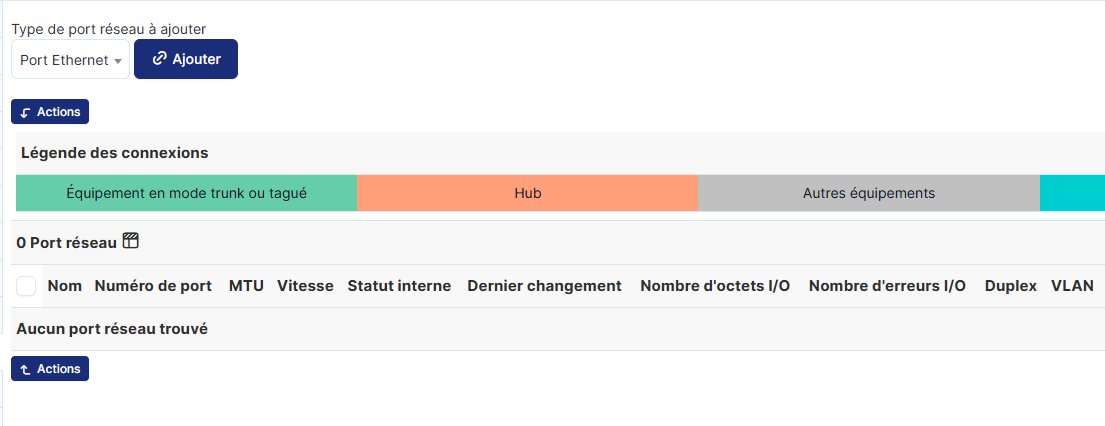 Asset GLPI ne contenant aucun port réseau après un inventaire avec GLPI Agent 1.19